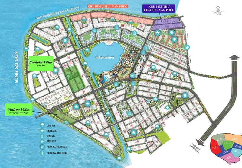 Phân khu Sunlake Villas - Vạn Phúc City - Ảnh 5