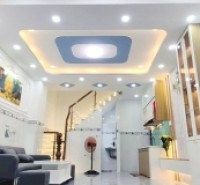 4.89 tỷ Nhà 1 lầu nở hậu ngay chợ Ba Đình P10Q8 (P.Chánh Hưng) full nội thất