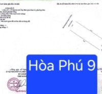 Bán đất đường 7,5m đường Hòa Phú 9 (Gò Nảy 6) - rẽ nhất thị trường