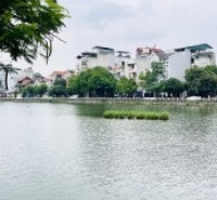 bán nhà lô góc mặt phố Long Biên, 100m x 7 tầng, mặt tiền 5.8m, view hồ, ôtô tránh, kinh doanh