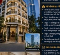 BÁN TÒA APARTMENT LIỄU GIAI - BA ĐÌNH -  Ô TÔ TRÁNH - 9 TẦNG THANG MÁY -DT 180 TRIỆU/THÁNG - 105M² -  67 TỶ