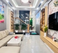 Nhà hẻm xe hơi 4 tầng có thang máy khu dân cư Gò Vấp – đường số 59, 70.2m², ngang 3.9m, 14.7 tỷ