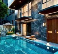 Siêu phẩm Nguyễn Sơn, 2 mặt ôtô tránh, 145m x 7 tầng, mặt tiền 10m, thang máy, bể bơi, full nội thất Luxury