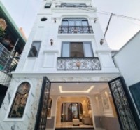 Nhà hẻm 911/10/5C1 Quang Trung, Phường An Hội Tây, (Phường 14, Gò Vấp), Hẻm 4m, 5,5x10,6m, Cn 54,7 m2, trệt lửng 3 lầu, ST, 4PN, 6WC, Full nội thất, 6,98 tỷ TL