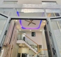 Nhà hẻm 65/1/1 Đường số 2, Phường 16, Gò Vấp, Hẻm 3m, 4x15,5m, Cn 61,8 m2, Cấp 4 lửng, 3PN, 2WC, Full nội thất, 5,8 tỷ TL