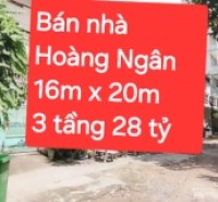 Bán nhà xe container 320m2 Hoàng Ngân phường 16 quận 8 giá chỉ 26,5  tỷ