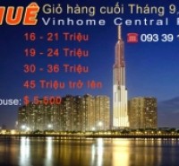 Thuê căn hộ Vinhomes Central ParkTh9.2024 – 68 Căn độc quyền, giá tốt nhất thị trường.LH 0933910039