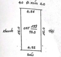 chính chủ  gửi bán lô đất 76m² tại xã Đại Yên, Chương Mỹ, Hà Nội.
Mảnh đất là lô góc mặt tiền 5,6m. Đường ô tô chạy thông.
Đất cách trường THPT Chương Mỹ A 200m.