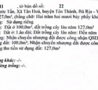 CHỦ CẦN BÁN GẤP ĐẤT BÀ RỊA VŨNG TÀU GIÁ 50TY