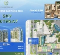Căn hộ 3 phòng ngủ Eco Retreat giá gốc CĐT 4,3 tỷ (gồm VAT+KPBT) không chênh, có vườn mây 109m2