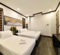 Bán khách sạn mặt phố Lương Ngọc Quyến, 80m2, 5 tầng, mặt tiền 5.4m, 77.8 tỷ, cho thuê 120tr/tháng