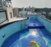 HƠN 9 TỶ- BIỆT THỰ  CAO CẤP CÓ HỒ BƠI- THANG MÁY- NGANG 7 x 14- ĐƯỜNG NGUYỄN HỮU THỌ- GÀN KDC ZEIT REVER.