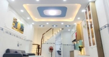 4.89 tỷ Nhà 1 lầu nở hậu ngay chợ Ba Đình P10Q8 (P.Chánh Hưng) full nội thất