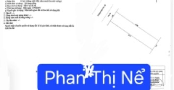 SÓT LÔ DUY NHẤT - DT 113M2 ĐƯỜNG PHAN THỊ NỀ - SÁT BIỂN