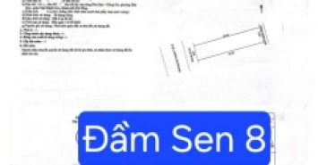 BÁN ĐẤT ĐƯỜNG ĐẦM SEN 8 – GẦN NGUYỄN PHƯỚC LAN