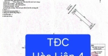 Bán đất TĐC Hòa Liên 4 - DT 140m2 - Gía đầu tư