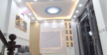 Nhà mới 2 lầu/ST đúc BTCT Hưng Phú P8Q8 (P.Chánh Hưng) full nội thất