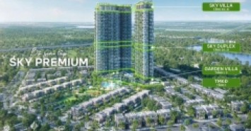 Căn hộ Sky Villa Eco Retreat tầm nhìn không giới hạn, mở bán căn hộ sân vườn/thông tầng (duplex)