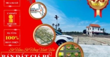 Chính chủ cần bán 2 lô đất giáp nhau 2 mặt thoáng tại trung tâm phường Hòa Nghĩa, quận Dương Kinh giá bán 1 lô 495tr.