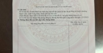 HIẾM ĐẤT LONG BIÊN, Ô TÔ VÀO ĐẤT, 80M MẶT TIỀN 5M, NHỈNH 15 TỶ 0965549363