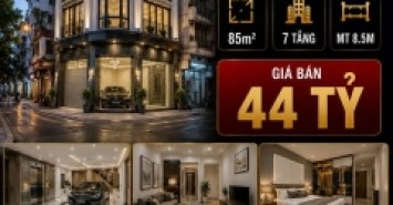BÁN TÒA VP TÔ VĨNH DIỆN - THANH XUÂN  - Ô TÔ TRÁNH - 85M2 - 7 TẦNG - MT 8.5M - 44 TỶ