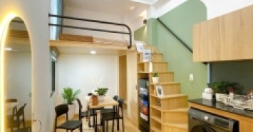 Bán Chdv hẻm 448/65/6 Phan Huy Ích, Phường 12, Gò Vấp, Hẻm 4m, 5x15,5m, Cn 77 m2, trệt lửng 3 lầu, ST, 16P Full nội thất, HT Pccc, Thang máy, 16,3 tỷ TL