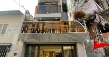 Nhà hẻm 310/78 Phạm Văn Chiêu, Phường 9, Gò Vấp, Hẻm 5m thông, 4,4x16m, Cn 62,2 m2, trệt lửng 3 lầu, ST, 5PN, 8WC, 1P Spa, Thang máy, Full nội thất, 14,5 tỷ TL