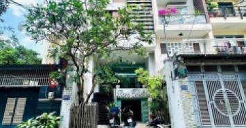 Nhà hẻm 448/11 Phan Huy Ích, Phường 12, Gò Vấp, Hẻm 6m thông, 5,5x24m, Cn 109,5 m2, trệt lửng 3 lầu, ST, 17P,  Thang máy, Thu nhập 80tr/tháng, 18,9 tỷ TL