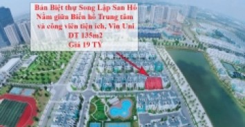 Cần bán Biệt thự Song Lập San Hô 11 FULL nội thất - view Vin Uni - Vinhomes Oecan Park Gia Lâm Giá 19 TỶ