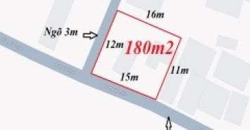 Đất xây biệt thự Thuận An, Hà Nội. 180m2, mt 15m, đường 5m view thoáng. 12 tỷ x. Lh 0989894845