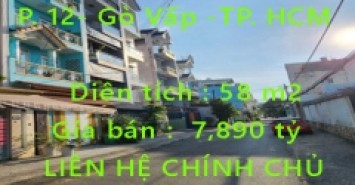 Chính chủ cần bán nhà riêng ở  49/24 Đường Bùi Quang Là- Phường 12- Gò Vấp - Hồ Chí Minh