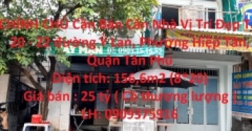 CHÍNH CHỦ Cần Bán Căn Nhà Vị Trí Đẹp Tại Quận Tân Phú
