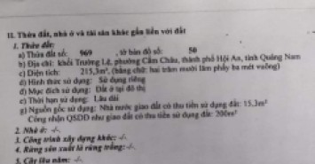 Sở Hữu Ngay CĂN NHÀ Đẹp Vị Trí Đắc Địa Tại Kiệt Hải Thượng Lãn Ông - Phố Cổ Hội An