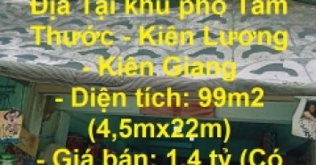 Sở Hữu Ngay CĂN NHÀ Đẹp Vị Trí Đắc Địa Tại khu phố Tám Thước - Kiên Lương - Kiên Giang