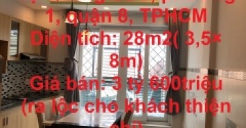 Cần Bán Gấp Căn Nhà Siêu Đẹp tại quận 8, TPHCM