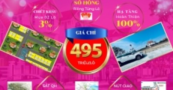 chính chủ cần bán 2 lô đất liền kề nhau nằm tại trung tâm phường Hòa Nghĩa, quận Dương Kinh giá rất rẻ chỉ 495Tr/Lô