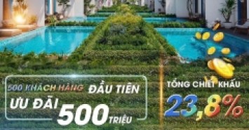 Sở hữu nhà phố 3 tầng ngay quần thể nghỉ dưỡng 800ha, vốn 800 triệu tại Bãi Dài CAm Ranh