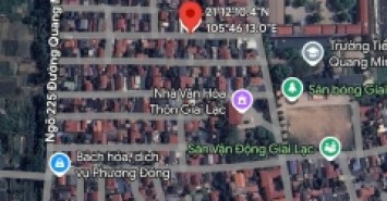 Bán 60m đất tổ 3, TT Quang Minh, Mê Linh. Gần sân bóng Giai Lạc. Đường thông bàn cờ