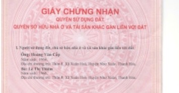 CHÍNH CHỦ CÓ MẢNH ĐẤT CẦN BÁN TẠI NHƯ XUÂN - THANH HÓA