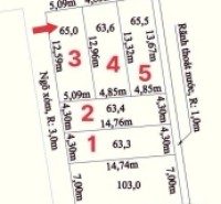 LÔ GÓC 2 MẶT ĐƯỜNG – ĐA NGƯ TÂN TRÀO, GẦN KCN – GIÁ CHỈ 1 TỶ 5XXX  ZALO 0567 222 555