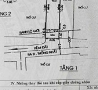 Nhà 2 MT hẻm 294/47 Đường số 8, Phường 11, Gò Vấp, Hẻm 4m, 3,05x10,6m, Cn 36,9 m2, trệt 1 lầu, 2PN, 2WC, 4,45 tỷ TL Lộc