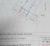 Nhà hẻm Quang Trung, Phường 8, Gò Vấp, 6x23m, Cn 135,2 m2, Cấp 4, 8,5 tỷ TL Lộc