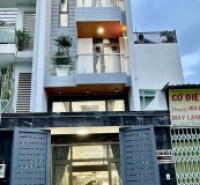Nhà hẻm 256/65A Phan Huy Ích, Phường 12, Gò Vấp, Hẻm 8m thông, 4x19m, Cn 74,5 m2, trệt lửng 2 lầu, ST, 5PN, 6WC, Full nội thất, 10,95 tỷ TL